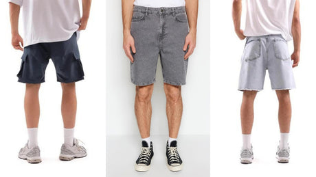 Combination Suggestions with Men's Denim Shorts Models