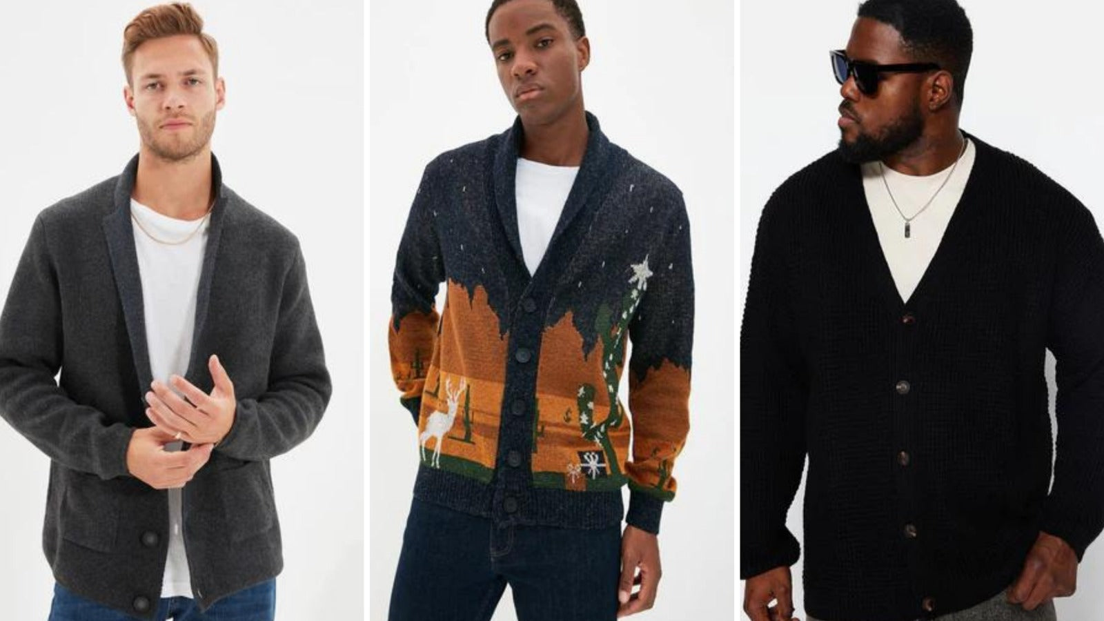 Men's Cardigan Combination Suggestions