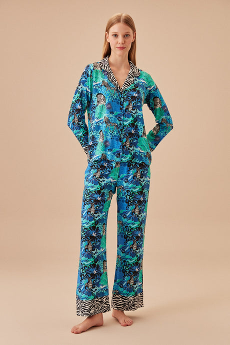 Safari Masculine Pajama Set Sh24420660b