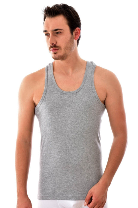 Men's White Tank Top 3 Pack Sun015