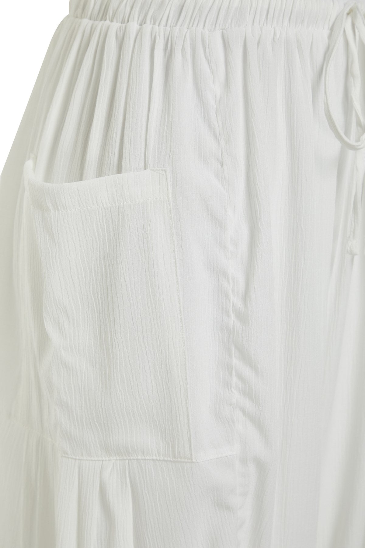 White Woven Pants Tbess24pl00007