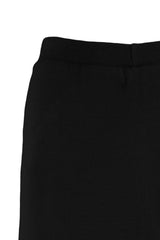 Black Body Fitting Mini Shorts Knit Skirt Twoaw23et00246