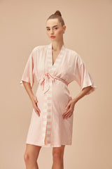 Pointy Pregnant Maternity Bathrobe Sh23535615