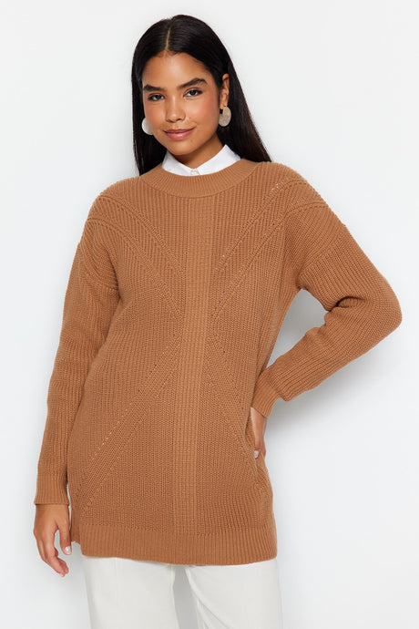 Saks Crew Neck Knitwear Sweater Tctaw24ak00023