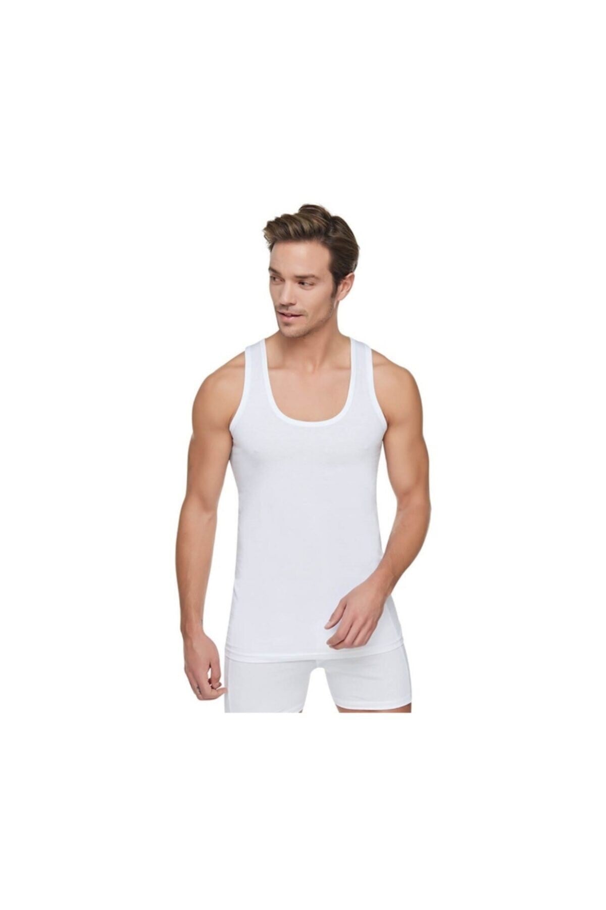 Men's 12 Pack Combed Tank Top 100% Cotton (white) Ter0101-b-12