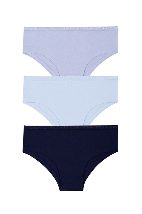 3 Pack Cotton Hipster Panties St0045603