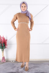 Hijab Knitwear Dress Tri02