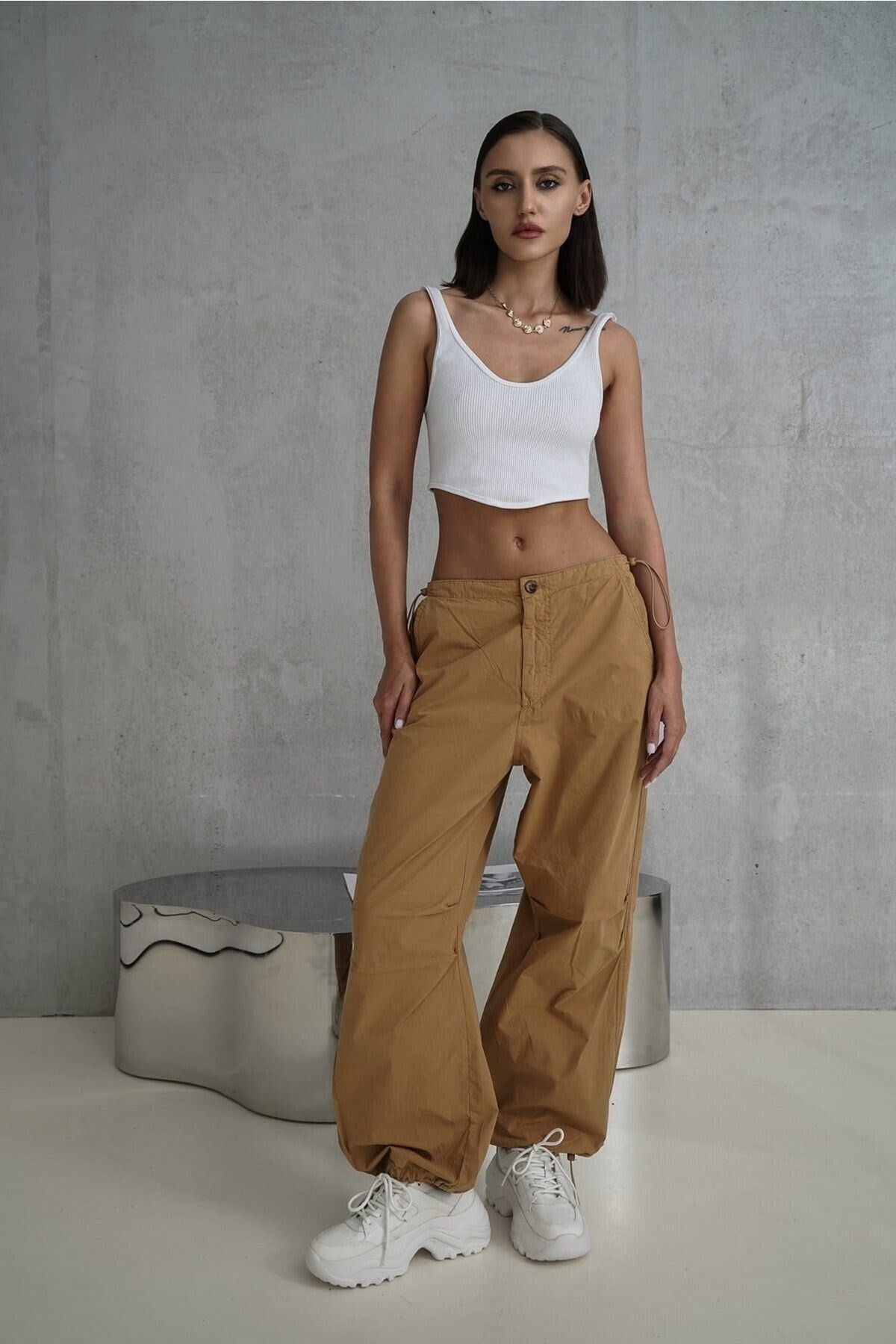 Simone Smoked Cargo Pants 2054