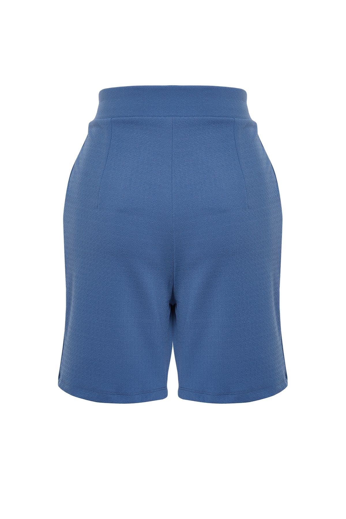 Grey Pleated Velcro Closure Shorts & Bermuda Twoss24sr00008