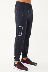 Men's Black-light Gray Plain Knitted Casual And Sports Tracksuit Pants 1585 Tb23ml05w1585-1