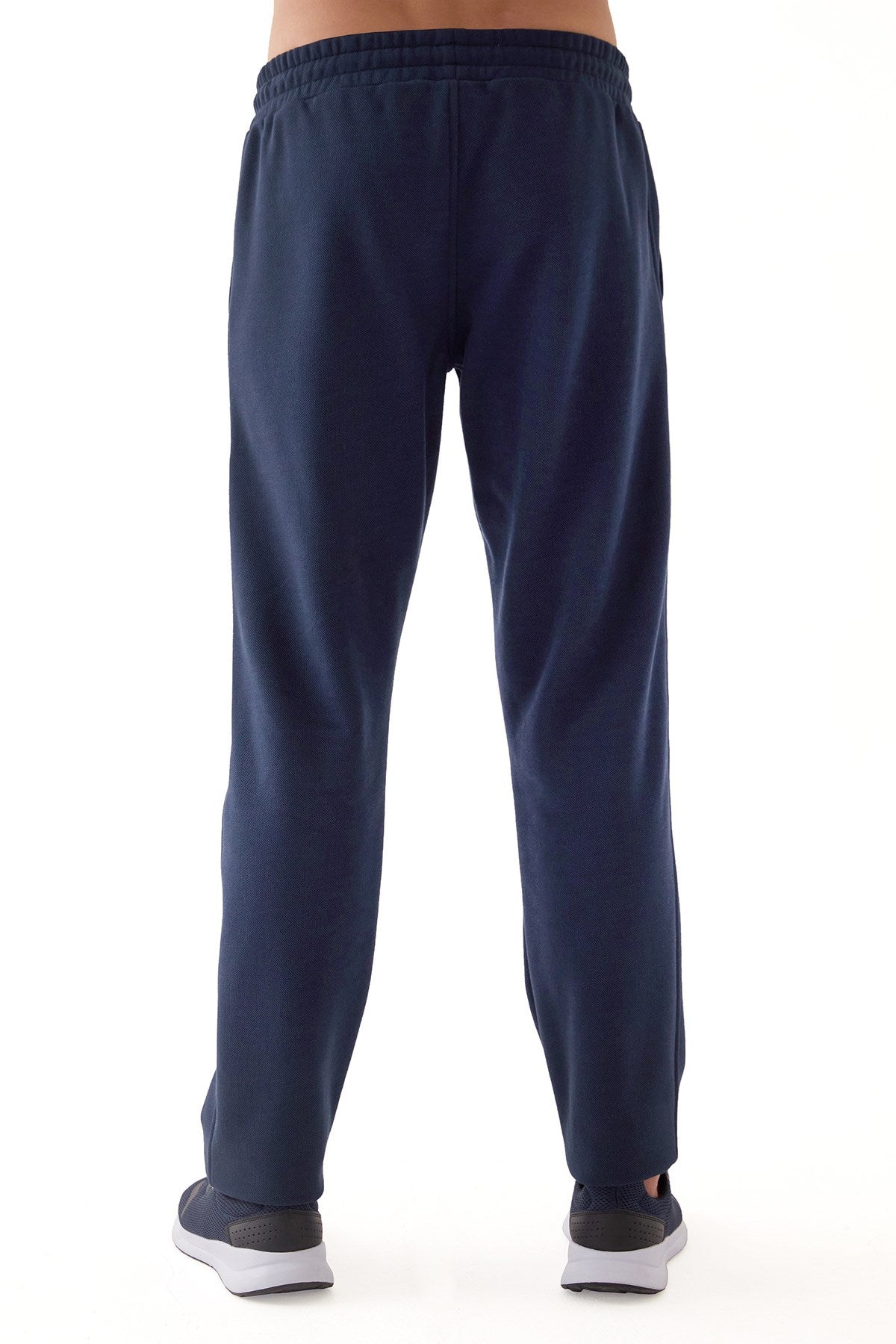 Men's Navy Blue Pocket Casual And Sports Sweatpants 1545 Tb23ml05w1545-1