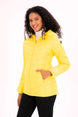 Women Short Fixed Hooded Padded Seasonal Sports Inflatable Coat 8722 Gfx8722