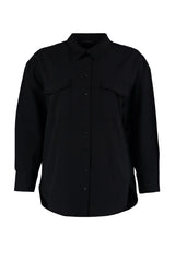 Ecru Woven Pocket Poplin Shirt Tbbaw23ax00013