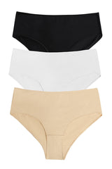 3 Pack High Waist Slip Panties St0040601a