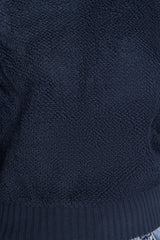 Indigo Soft Textured Knitwear Sweater Twoaw24kz00268