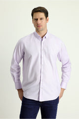 Long Sleeve Regular Fit Oxford Cotton Shirt 469296