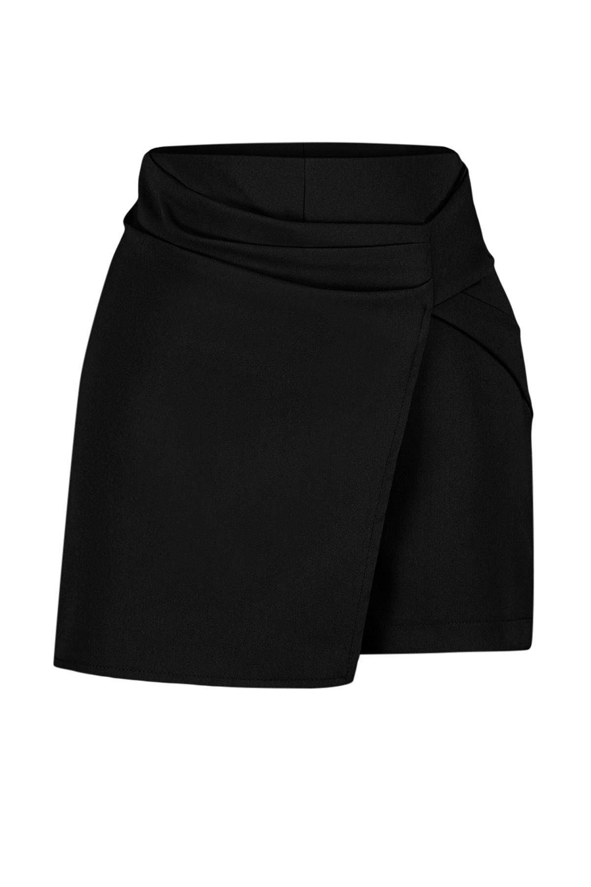 Mink Knot Detailed Woven Shorts Skirt Twoss24sr00005