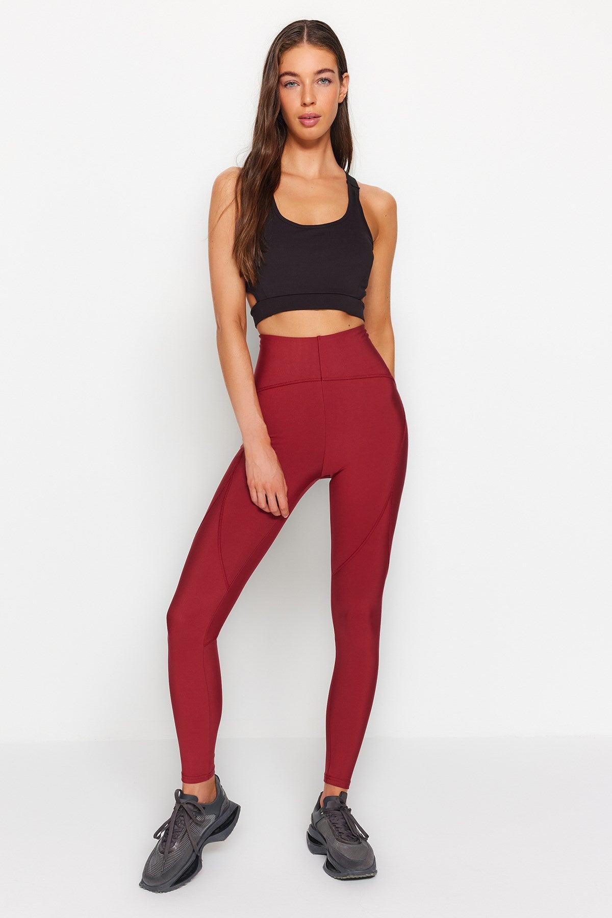 Black Jumper Full Length Sports Leggings Twoss21ta0023