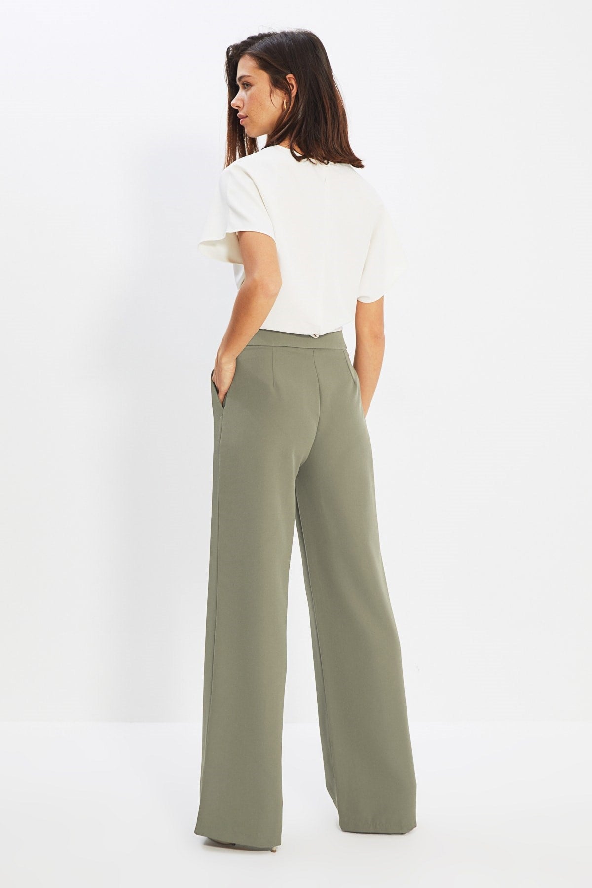 Tile Wide Leg Wide Leg Woven Pants Twoaw22pl0139