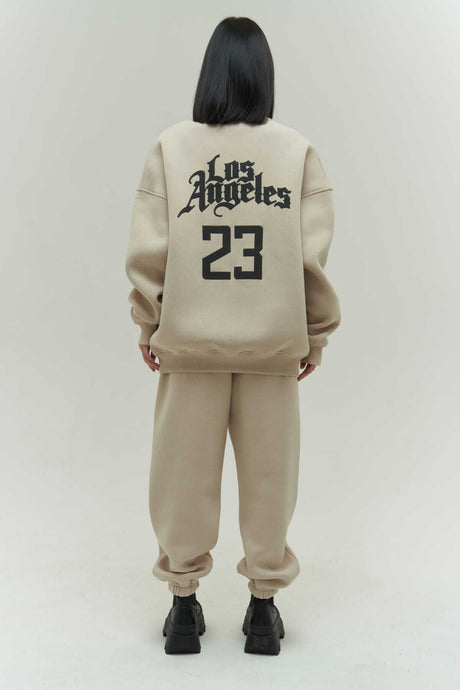 Los 23 Coffee Tracksuit Set 1349