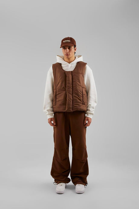 Basic Brown Inflatable Vest Flaw-217-021-001