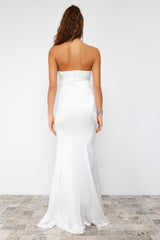 Bridal White Fish Knitted Long Wedding/wedding Night Evening Dress Tprss24ae00024