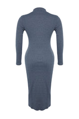 Indigo Knitted Dress Tbbaw23ah00017