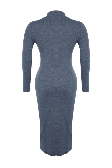 Indigo Knitted Dress Tbbaw23ah00017