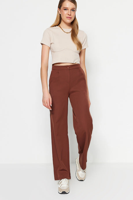 Tile Wide Leg Wide Leg Woven Pants Twoaw22pl0139