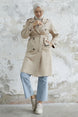 Scuba Suede Trench With Minka Belt - Taba Ms00an0011