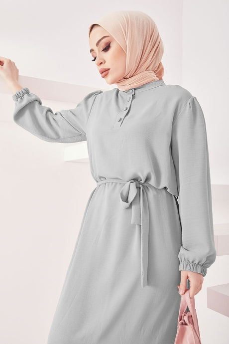 Meyra Button Ayrobin Dress - Black Ms00mc99300