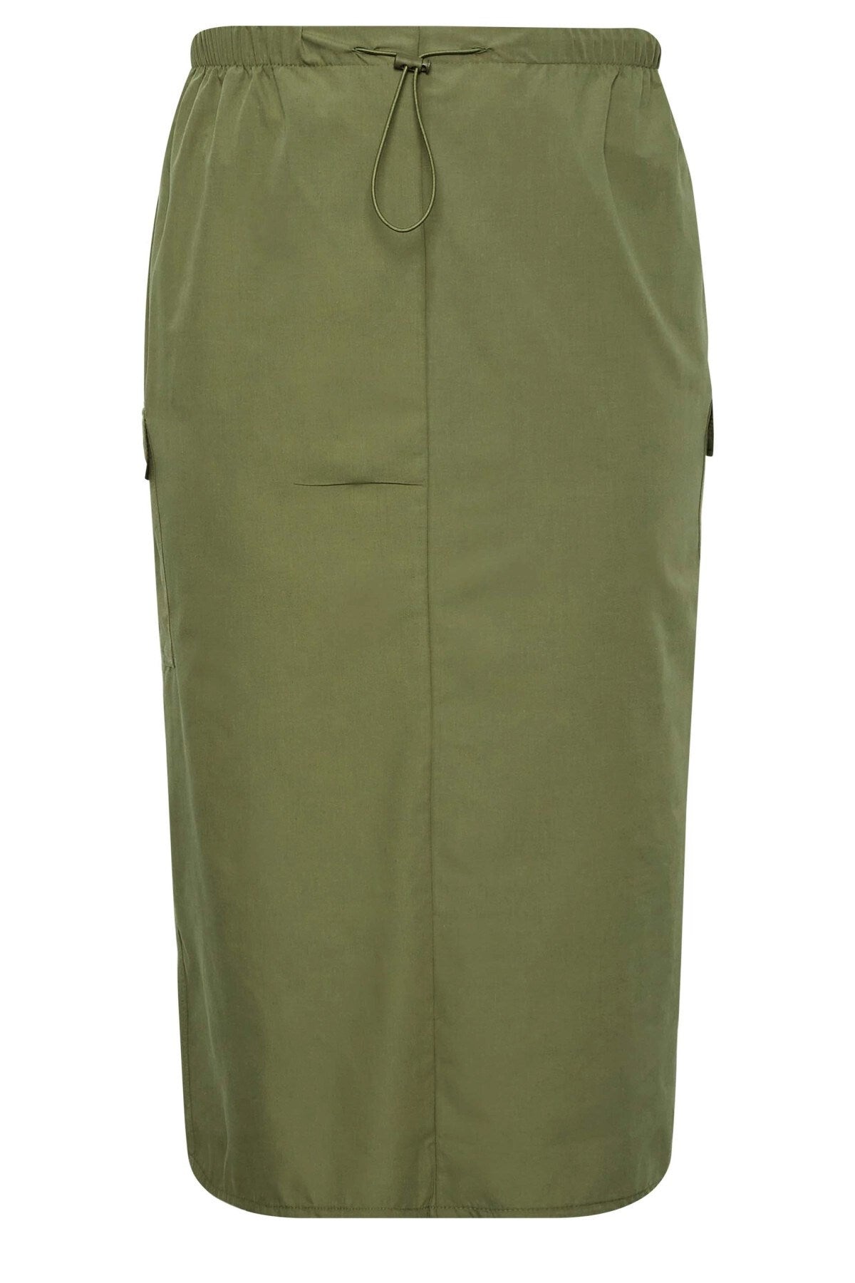 Plus Size Midi Length Cargo Skirt 302038 Byk-23y-302036