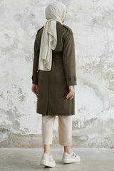 Scuba Suede Trench With Minka Belt - Taba Ms00an0011