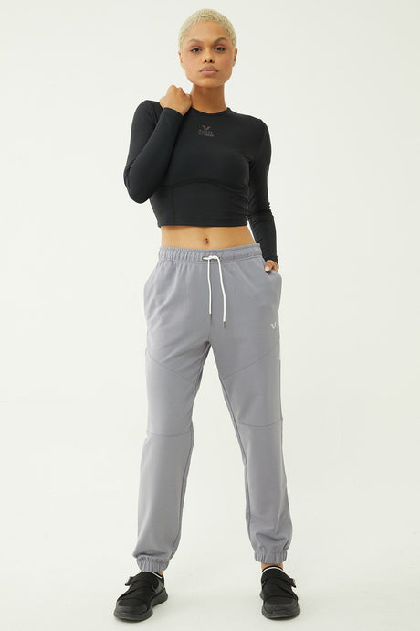 Women's Powder Organic Cotton Loose Sports Sweatpants 0722 Tb23wy05s0722-1