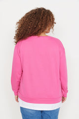 Fuchsia Bottom T-shirt Outfit Look Knitted Thick Tbbaw23ao00024