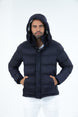 Men's Short Removable Hooded Padded Windproof Water Repellent Inflatable Coat 9688 Gfx9688