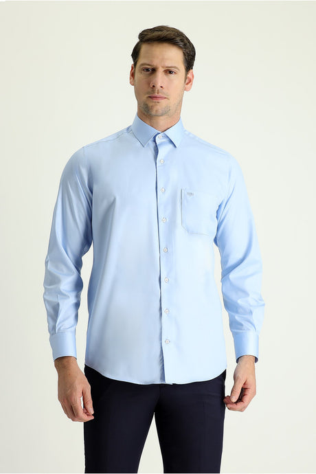 Long Sleeve Non Iron Classic Cotton Shirt 271358