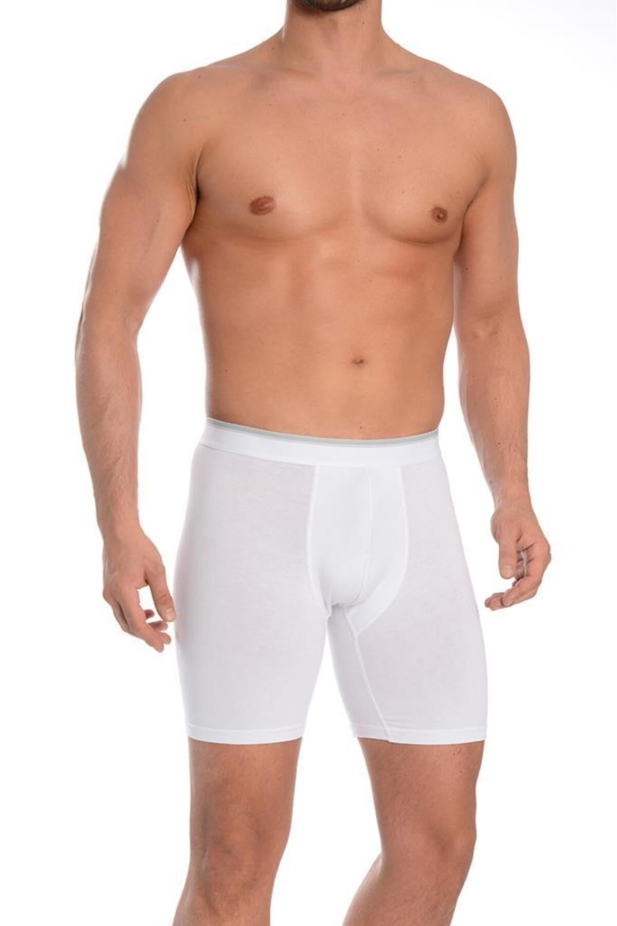 3pcs Long Lycra Male Boxer 1004 Dnk1004-trn3