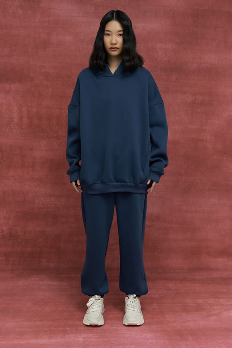 Morgan Indigo Oversize Tracksuit Set 2476