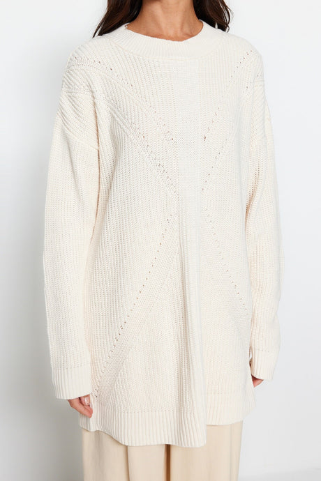 Saks Crew Neck Knitwear Sweater Tctaw24ak00023