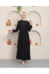 Ayrobin Burkini Dress With Ruffle Buttons Mn001