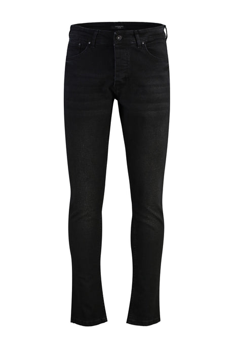 Men's Black Skinny Fit Jeans Tmnaw23je00055