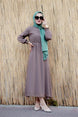 Hijab Sleeve Giffon Dress Chiffonb01