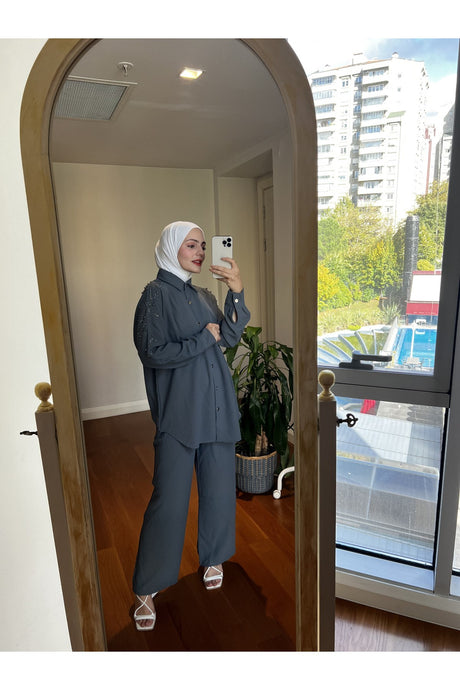 Pants Shirt Burkini Double Suit Grey Tyco99betn169897568996510