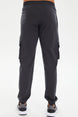 Men's Beige Cargo Pocket Jogger Sports And Casual Solid Color Sweatpants 0399 Tb23ml05s0399-1