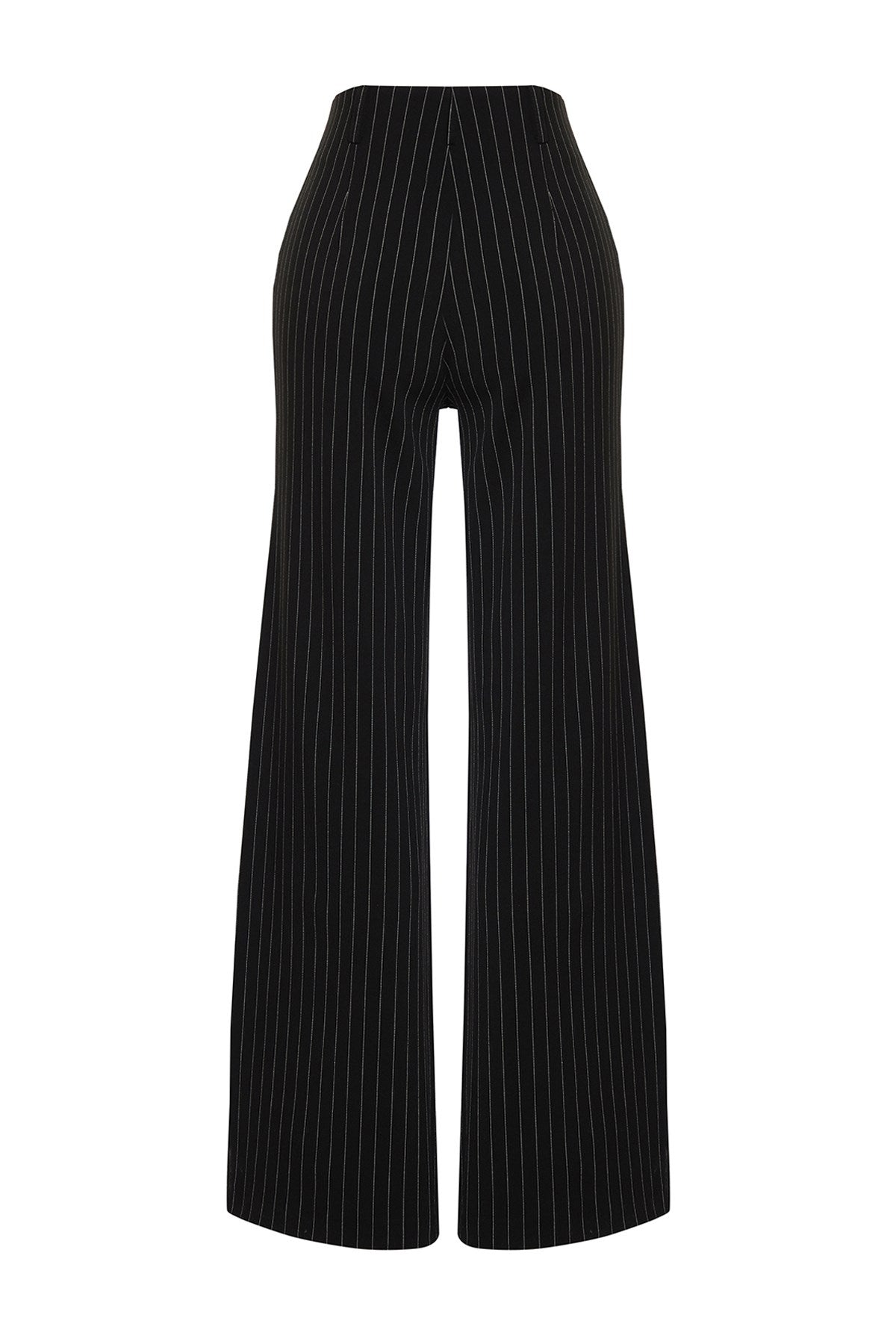 Limited Edition Black Striped Woven Pants Twoss24pl00106