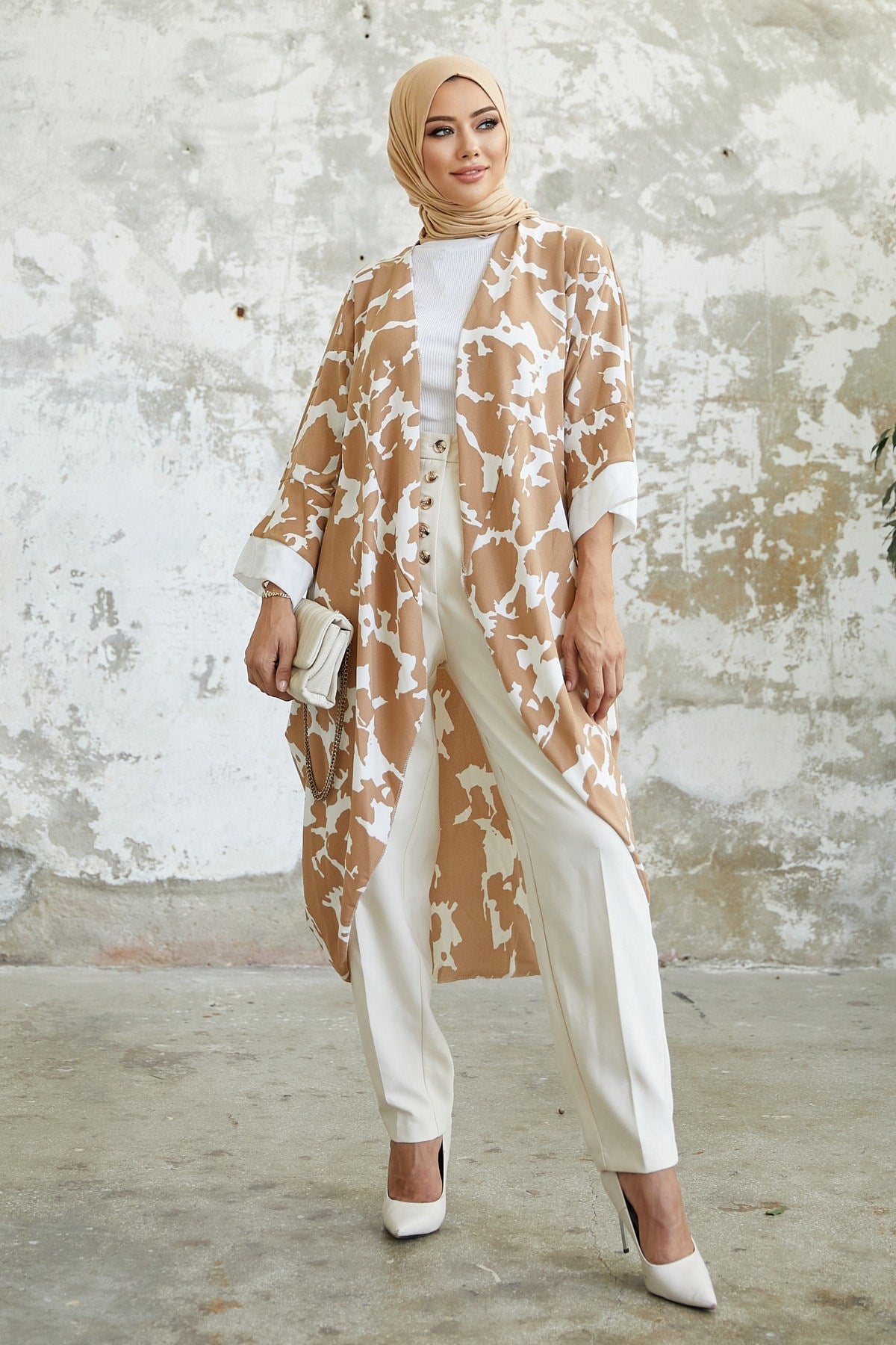 Patterned Kimono Aba025