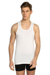 Men's Grey Strap Ribbon Sport Tank Top Elf568s0058ccm