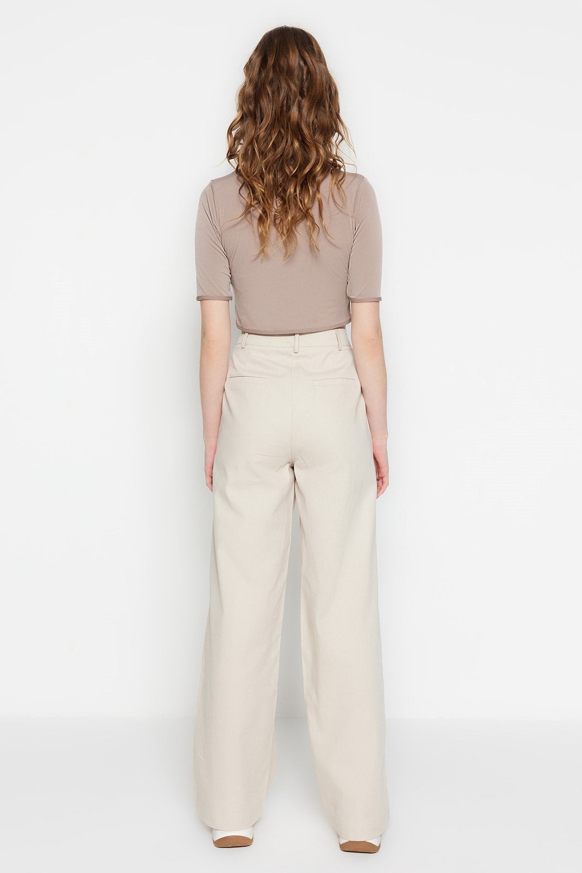 Stone Wide Leg/wide Leg Woven Pants Twoss23pl00142