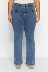 Blue Spanish Leg Jeans Tbbaw24cj00006